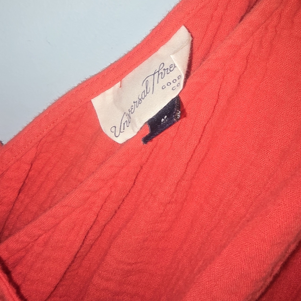 Universal Thread Women's Coral Red Maxi Dress - Picture 5 of 7